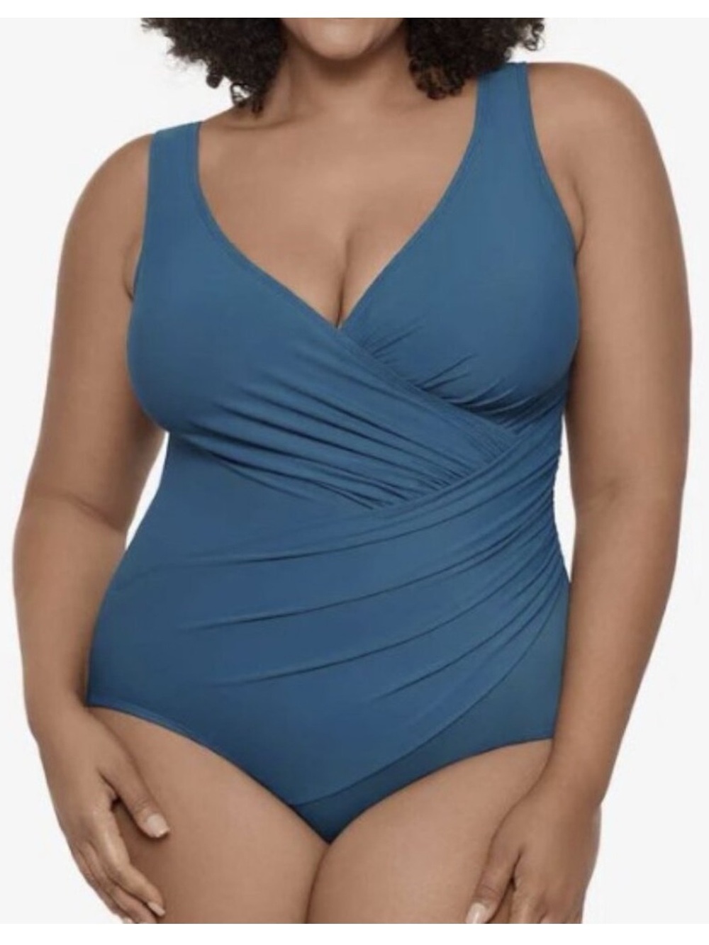 NWT Miraclesuit Aegean Plus Size Must Haves Oceanus One Piece Swimsuit Size 18W